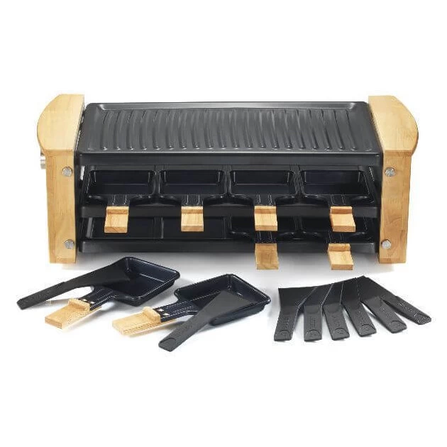 Appareil à Raclette & Grill Pour 8 Personnes KitchenChef 3 Appareil à Raclette & Grill Pour 8 Personnes KitchenChef