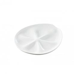 Assiette à Huîtres Blanche 26 X 24 Cm Impulse Revol