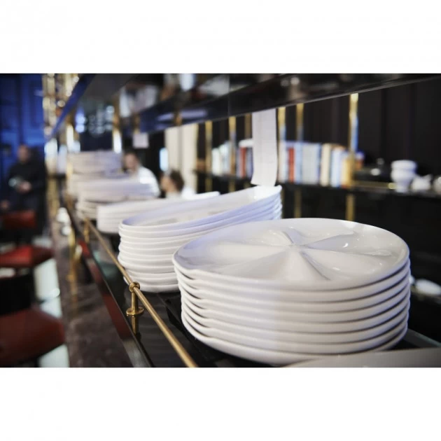 Assiette à Huîtres Blanche 26 X 24 Cm Impulse Revol 6 Assiette à Huîtres Blanche 26 X 24 Cm Impulse Revol – Image 4