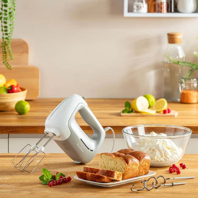Batteur Electrique Prep'Mix Blanc Et Poivre Moulinex 6 Batteur Electrique Prep'Mix Blanc Et Poivre Moulinex – Image 4