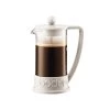 Bodum Cafetière à Piston Brazil 3 Tasses 35cl - Blanc -Ustensiles De Cuisine Boutique cafetiere a piston brazil 3 tasses 35cl blanc