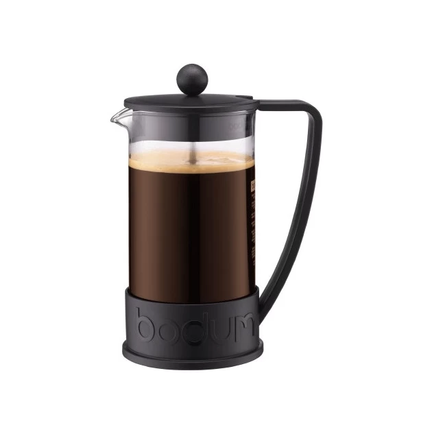 Bodum Cafetière à Piston Brazil 8 Tasses 1L - Noir 3 Bodum Cafetière à Piston Brazil 8 Tasses 1L - Noir