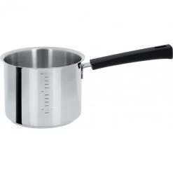 Casserole Haute Graduée Ø 14 Cm Mutine Manche Fixe Inox Cristel