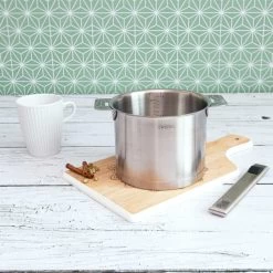 Casserole Haute Graduée Ø 14 Cm Strate Amovible Inox Cristel -Ustensiles De Cuisine Boutique casserole haute graduee o 14 cm strate amovible inox cristel 3