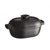 Cocotte En Céramique Ovale 4,5 L Ardoise Delight Emile Henry -Ustensiles De Cuisine Boutique cocotte en ceramique ovale 45 l ardoise delight emile henry