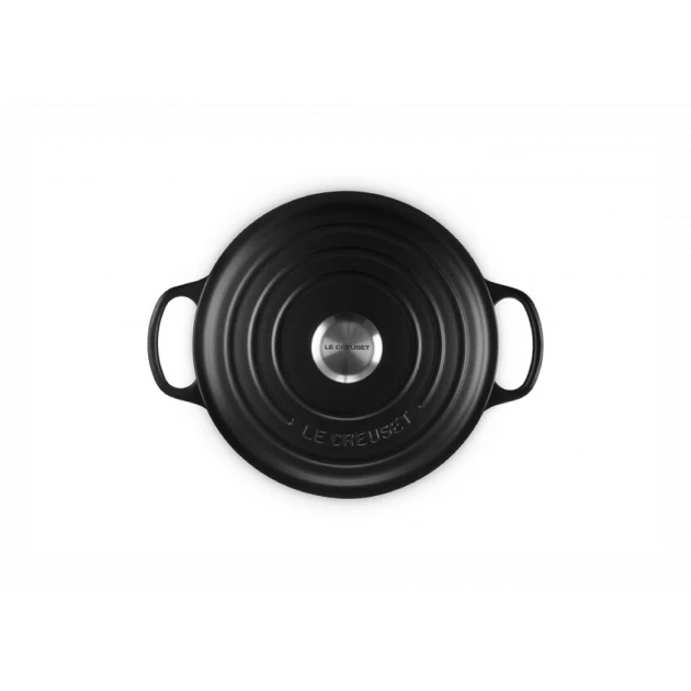 Cocotte En Fonte Haute 26 Cm Noir Ebène Le Creuset 6 Cocotte En Fonte Haute 26 Cm Noir Ebène Le Creuset – Image 4