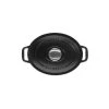 Cocotte En Fonte Ovale 17 Cm Noir Mat Chasseur -Ustensiles De Cuisine Boutique cocotte en fonte ovale 17 cm noir mat chasseur