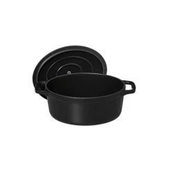 Cocotte En Fonte Ovale 17 Cm Noir Mat Chasseur 9 Cocotte En Fonte Ovale 17 Cm Noir Mat Chasseur -Ustensiles De Cuisine Boutique cocotte en fonte ovale 17 cm noir mat chasseur 2