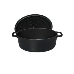 Cocotte En Fonte Ovale 25 Cm Noir Mat Chasseur 9 Cocotte En Fonte Ovale 25 Cm Noir Mat Chasseur -Ustensiles De Cuisine Boutique cocotte en fonte ovale 25 cm noir mat chasseur 2
