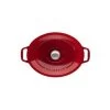 Cocotte En Fonte Ovale 25 Cm Rubis Chasseur