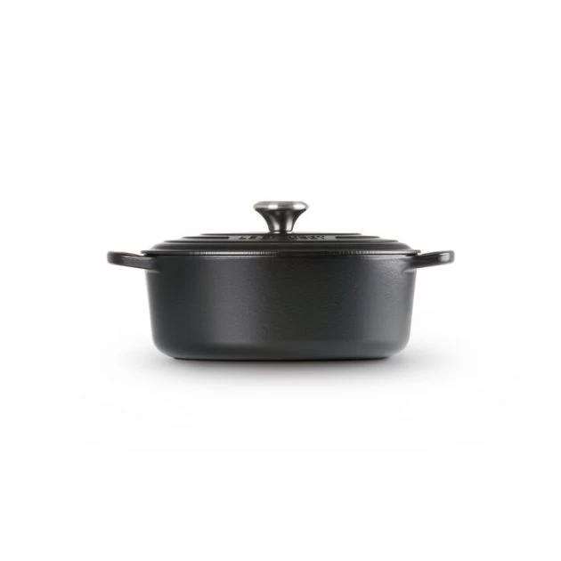 Cocotte En Fonte Ovale 27 Cm Noir Mat Le Creuset Signature 4 Cocotte En Fonte Ovale 27 Cm Noir Mat Le Creuset Signature – Image 2