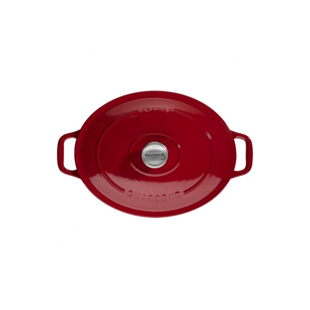 Cocotte En Fonte Ovale 27 Cm Rouge Chasseur 3 Cocotte En Fonte Ovale 27 Cm Rouge Chasseur