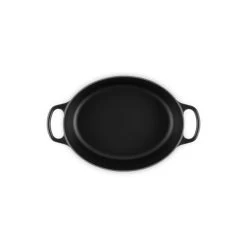 Cocotte En Fonte Ovale 29 Cm Noir Mat Le Creuset Signature -Ustensiles De Cuisine Boutique cocotte en fonte ovale 29 cm noir mat le creuset signature 3