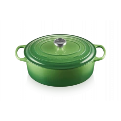 Cocotte En Fonte Ovale 31 Cm Bamboo Le Creuset Signature