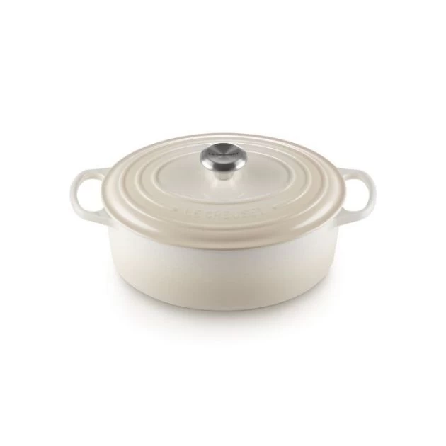 Cocotte En Fonte Ovale 31 Cm Meringue Signature Le Creuset 3 Cocotte En Fonte Ovale 31 Cm Meringue Signature Le Creuset