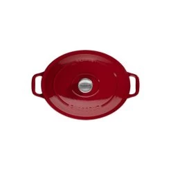 Cocotte En Fonte Ovale 31 Cm Rouge Chasseur