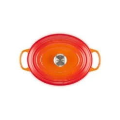 Cocotte En Fonte Ovale 31 Cm Volcanique Le Creuset Signature -Ustensiles De Cuisine Boutique cocotte en fonte ovale 31 cm volcanique le creuset 2