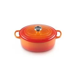 Cocotte En Fonte Ovale 31 Cm Volcanique Le Creuset Signature