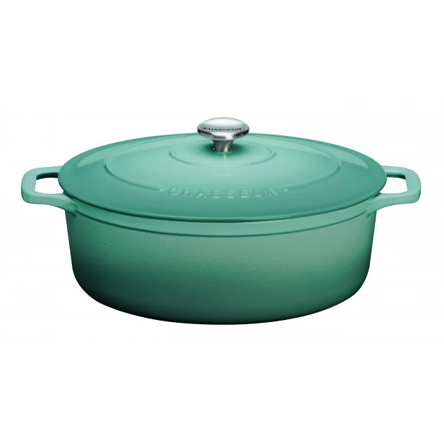 Cocotte En Fonte Ovale 33 Cm Quartz Chasseur 4 Cocotte En Fonte Ovale 33 Cm Quartz Chasseur – Image 2