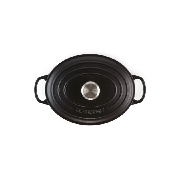 Cocotte En Fonte Ovale 40 Cm Noir Mat Le Creuset Signature 5 Cocotte En Fonte Ovale 40 Cm Noir Mat Le Creuset Signature – Image 3