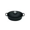 Cocotte En Fonte Ovale Basse 27 Cm Noir Mat Le Creuset Signature