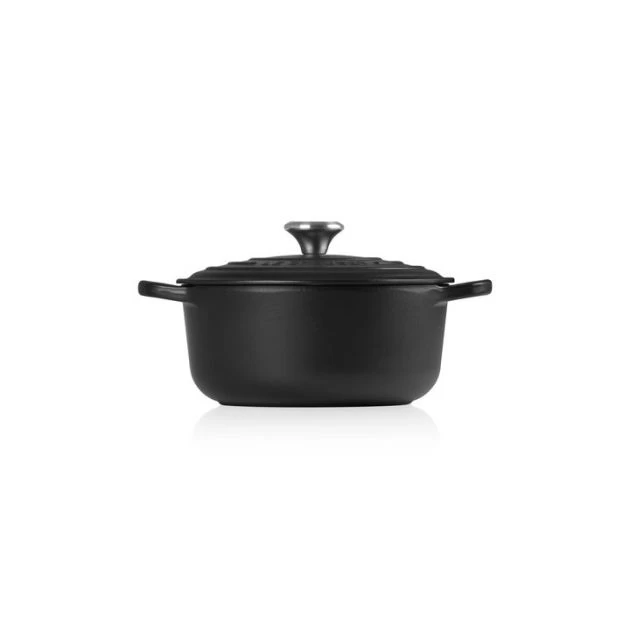 Cocotte En Fonte Ronde 18 Cm Noir Mat Le Creuset Signature 4 Cocotte En Fonte Ronde 18 Cm Noir Mat Le Creuset Signature – Image 2