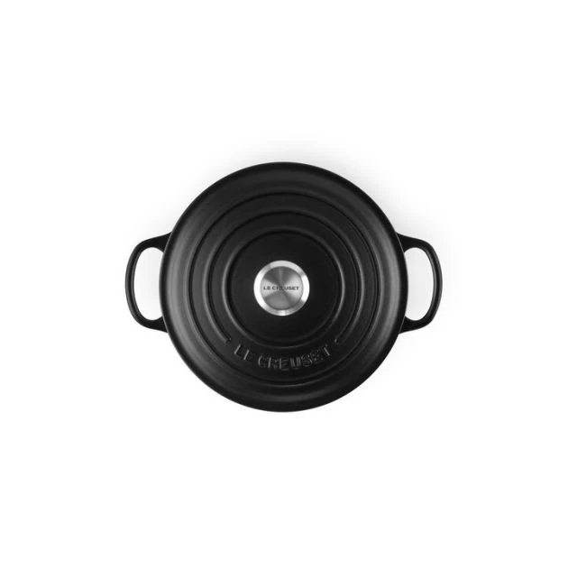 Cocotte En Fonte Ronde 18 Cm Noir Mat Le Creuset Signature 5 Cocotte En Fonte Ronde 18 Cm Noir Mat Le Creuset Signature – Image 3