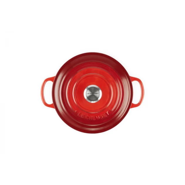Cocotte En Fonte Ronde 20 Cm Cerise Le Creuset Signature 5 Cocotte En Fonte Ronde 20 Cm Cerise Le Creuset Signature – Image 3