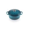 Cocotte En Fonte Ronde 20 Cm Deep Teal Le Creuset Signature -Ustensiles De Cuisine Boutique cocotte en fonte ronde 20 cm deep teal le creuset signature