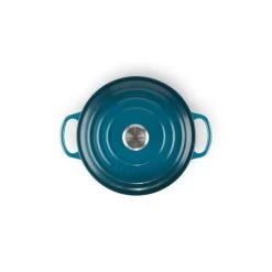 Cocotte En Fonte Ronde 20 Cm Deep Teal Le Creuset Signature 9 Cocotte En Fonte Ronde 20 Cm Deep Teal Le Creuset Signature -Ustensiles De Cuisine Boutique cocotte en fonte ronde 20 cm deep teal le creuset signature 2