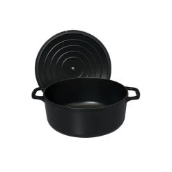 Cocotte En Fonte Ronde 20 Cm Noir Mat Chasseur 10 Cocotte En Fonte Ronde 20 Cm Noir Mat Chasseur -Ustensiles De Cuisine Boutique cocotte en fonte ronde 20 cm noir mat chasseur 2