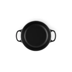 Cocotte En Fonte Ronde 20 Cm Noir Mat Le Creuset Signature -Ustensiles De Cuisine Boutique cocotte en fonte ronde 20 cm noir mat le creuset signature 3