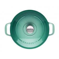 Cocotte En Fonte Ronde 20 Cm Quartz Chasseur