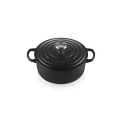 Cocotte En Fonte Ronde 22 Cm Noir Mat Le Creuset Signature