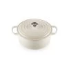 Cocotte En Fonte Ronde 24 Cm Meringue Signature Le Creuset