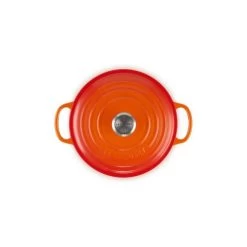 Cocotte En Fonte Ronde 24 Cm Volcanique Le Creuset Signature -Ustensiles De Cuisine Boutique cocotte en fonte ronde 24 cm volcanique le creuset signature 2