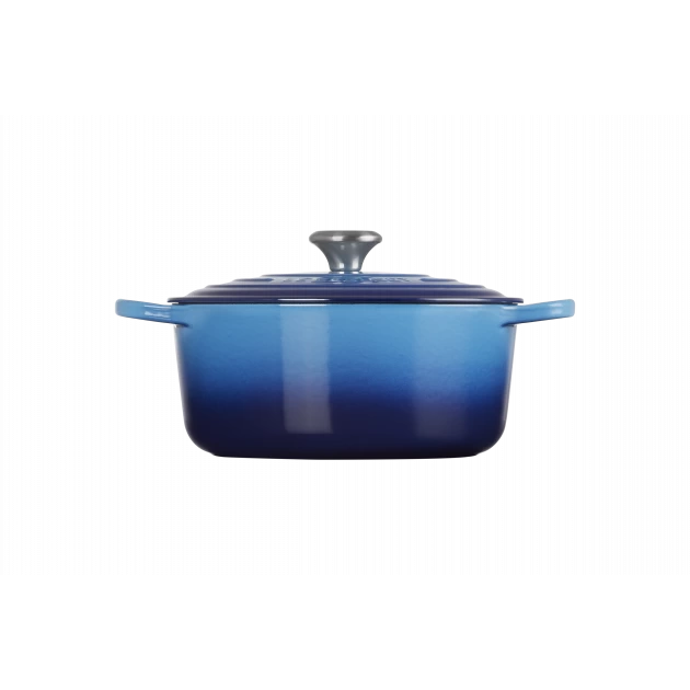 Cocotte En Fonte Ronde 26 Cm Azur Le Creuset Signature 4 Cocotte En Fonte Ronde 26 Cm Azur Le Creuset Signature – Image 2