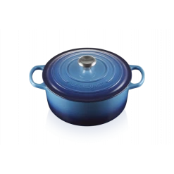 Cocotte En Fonte Ronde 26 Cm Azur Le Creuset Signature