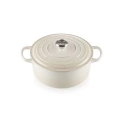 Cocotte En Fonte Ronde 26 Cm Meringue Signature Le Creuset