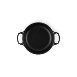 Cocotte En Fonte Ronde 26 Cm Noir Mat Le Creuset Signature -Ustensiles De Cuisine Boutique cocotte en fonte ronde 26 cm noir mat le creuset signature 3