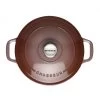 Cocotte En Fonte Ronde 28 Cm Bois De Rose Chasseur -Ustensiles De Cuisine Boutique cocotte en fonte ronde 28 cm bois de rose chasseur