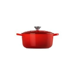 Cocotte En Fonte Ronde 28 Cm Cerise Le Creuset Signature -Ustensiles De Cuisine Boutique cocotte en fonte ronde 28 cm cerise le creuset signature 1
