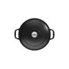 Cocotte En Fonte Ronde 32 Cm Noir Mat Chasseur -Ustensiles De Cuisine Boutique cocotte en fonte ronde 32 cm noir mat chasseur