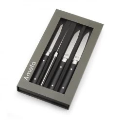 Coffret 4 Couteaux Steak Fusion 22 Cm Amefa -Ustensiles De Cuisine Boutique coffret 4 couteaux steak fusion 22 cm amefa 2