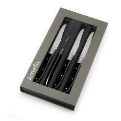 Coffret 4 Couteaux Steak Royal Steak Noir 22,5 Cm Amefa 7 Coffret 4 Couteaux Steak Royal Steak Noir 22,5 Cm Amefa -Ustensiles De Cuisine Boutique coffret 4 couteaux steak royal steak noir 225 cm amefa 2