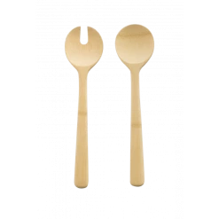 Couverts à Salade En Bambou 27 Cm Pebbly