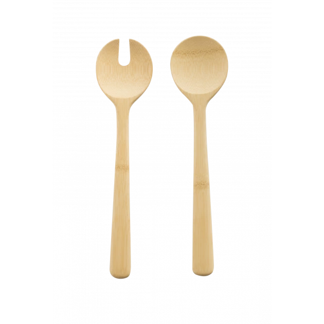 Couverts à Salade En Bambou 27 Cm Pebbly 3 Couverts à Salade En Bambou 27 Cm Pebbly