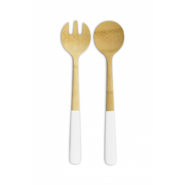 Couverts à Salade En Bambou 31 Cm Pebbly 3 Couverts à Salade En Bambou 31 Cm Pebbly