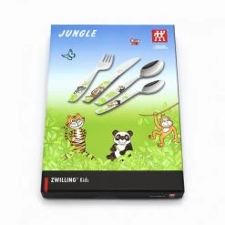Couverts Enfant Inox Jungle 4 Pièces Zwilling -Ustensiles De Cuisine Boutique couverts enfant inox jungle 4 pieces zwilling 3