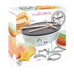 Crêpière Électrique 28 Cm Avec Accessoires Scrapcooking -Ustensiles De Cuisine Boutique crepiere electrique 28 cm avec accessoires scrapcooking 2